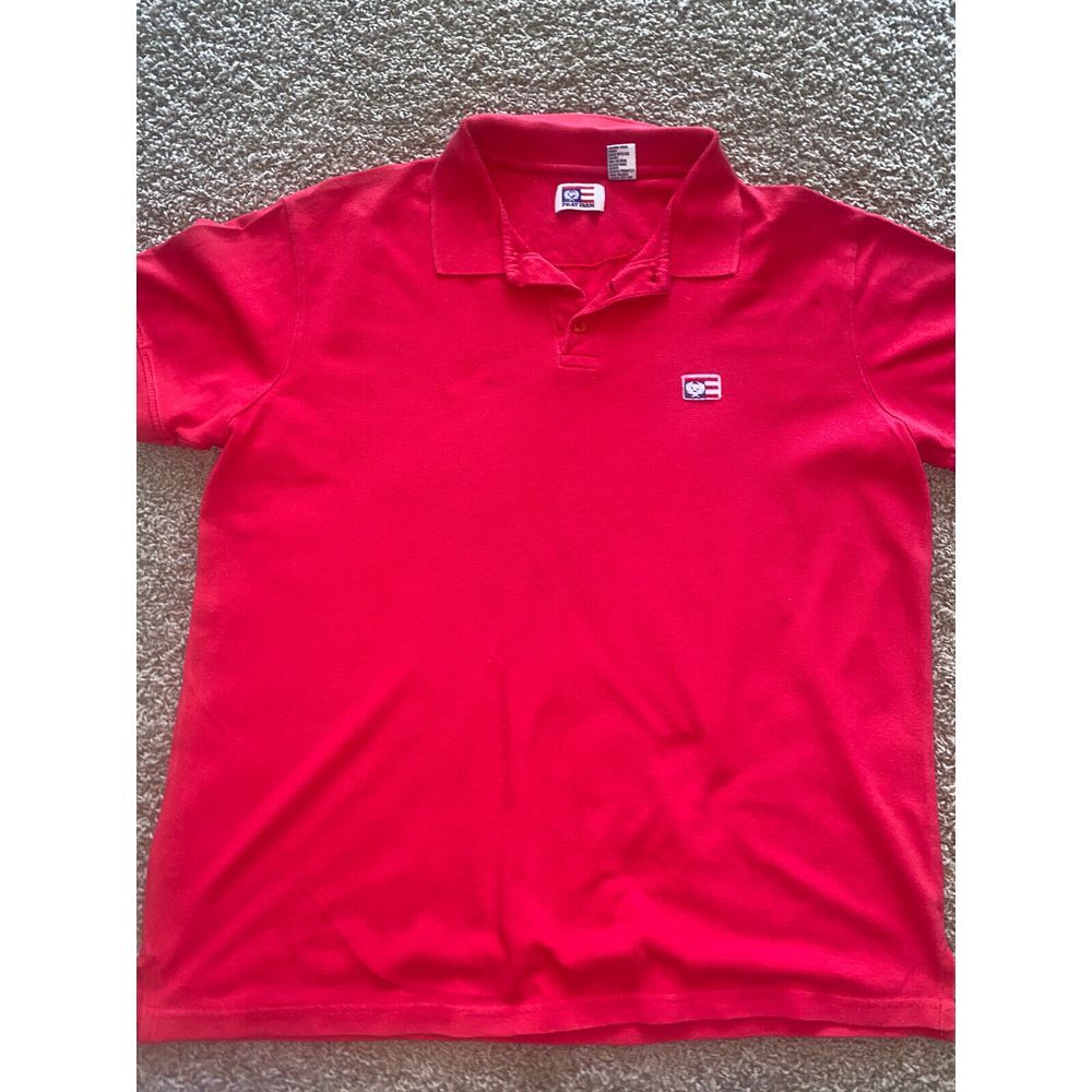 Vintage 90s PHAT FARM Phat Classics Polo Shirt Adult XL Red Hip Hop Urban